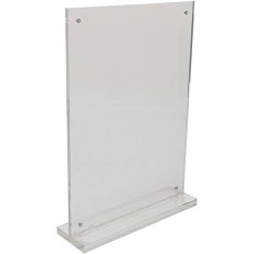 画像1: アクリルメニュー立て T型 中:A5サイズ No.46202 (1)