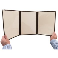 画像2: メニューブック ABW-8 茶 No.8927 (2)