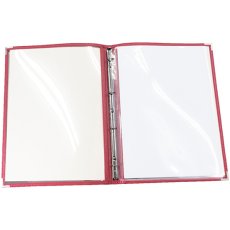 画像2: メニューブック スリムB-ABW 赤 No.8934 (2)