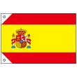 画像1: 国旗 ミニサイズ スペイン (販促用) No.23655 (1)