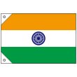 画像1: 国旗 ミニサイズ インド (販促用) No.23676 (1)