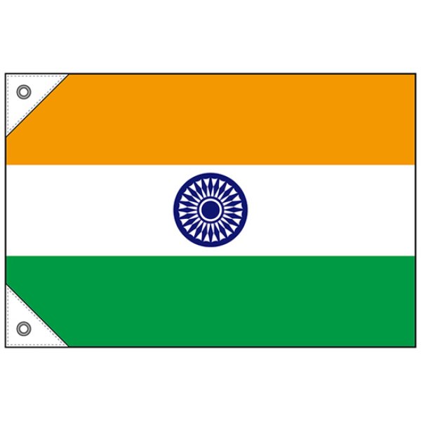 画像1: 国旗 ミニサイズ インド (販促用) No.23676 (1)