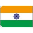 画像1: 国旗 小サイズ インド (販促用) No.23677 (1)
