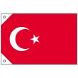 画像1: 国旗 ミニサイズ トルコ (販促用) No.23682 (1)