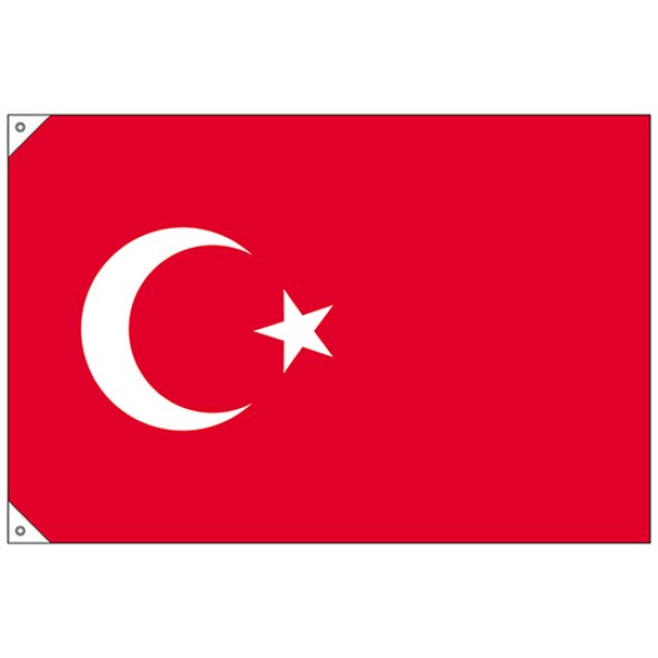 画像1: 国旗 小サイズ トルコ (販促用) No.23683 (1)