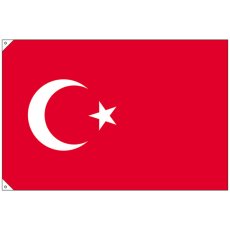 画像1: 国旗 大サイズ トルコ (販促用) No.23684 (1)