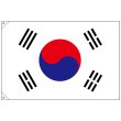 画像1: 国旗 小サイズ 韓国 (販促用) No.23692 (1)