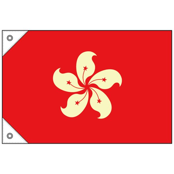 画像1: 国旗 ミニサイズ 香港 (販促用) No.23697 (1)