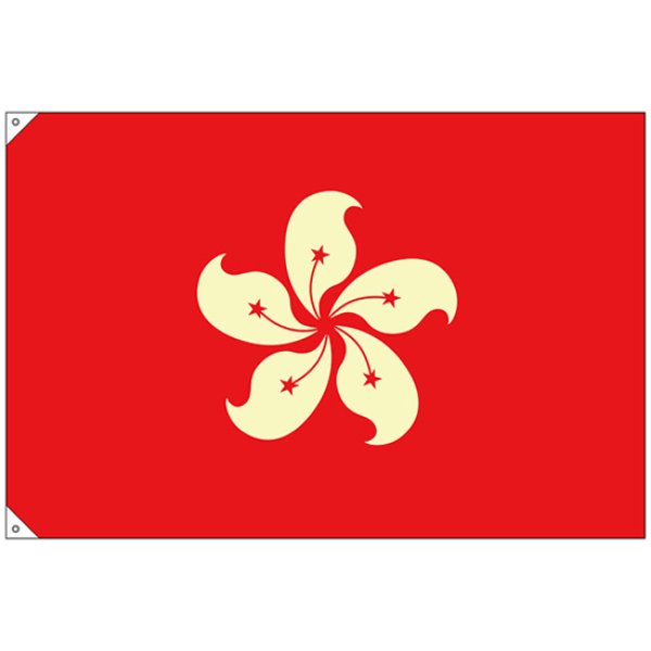 画像1: 国旗 大サイズ 香港 (販促用) No.23699 (1)