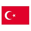 画像1: ビッグフラッグ（小） 国旗 トルコ （販促用） No.54447 (1)