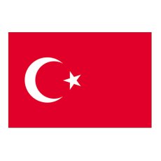 画像1: ビッグフラッグ（小） 国旗 トルコ （販促用） No.54447 (1)