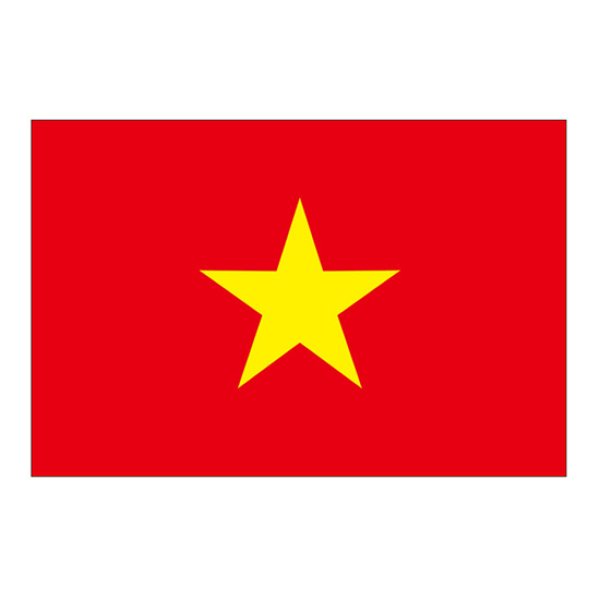 画像1: ビッグフラッグ（小） 国旗 ベトナム （販促用） No.54455 (1)