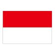 画像1: ビッグフラッグ（小） 国旗 インドネシア （販促用） No.54456 (1)