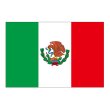 画像1: ビッグフラッグ（小） 国旗 メキシコ （販促用） No.54462 (1)