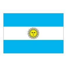 画像1: ビッグフラッグ（小） 国旗 アルゼンチン （販促用） No.54463 (1)