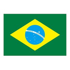 画像1: ビッグフラッグ（小） 国旗 ブラジル （販促用） No.54464 (1)