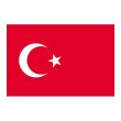 画像1: ビッグフラッグ（大） 国旗 トルコ （販促用） No.54478 (1)