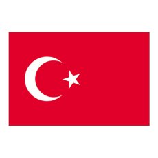 画像1: ビッグフラッグ(大) 国旗 トルコ (販促用) No.54478 (1)