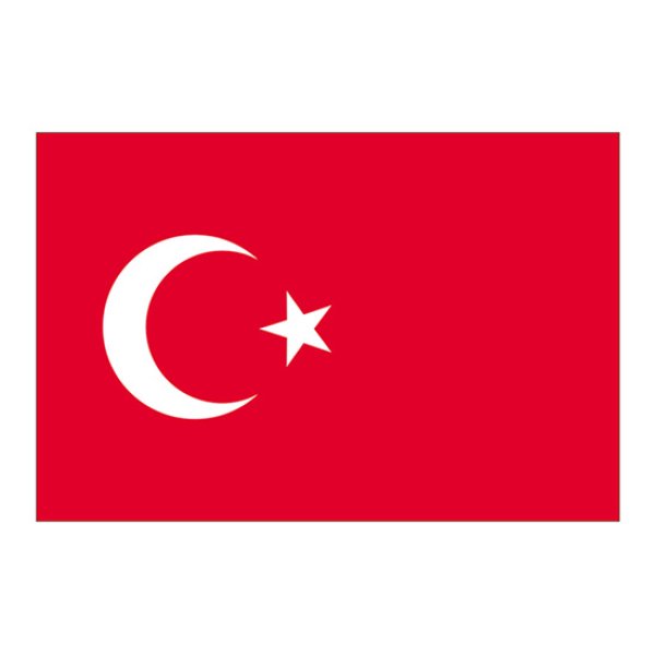 画像1: ビッグフラッグ（大） 国旗 トルコ （販促用） No.54478 (1)