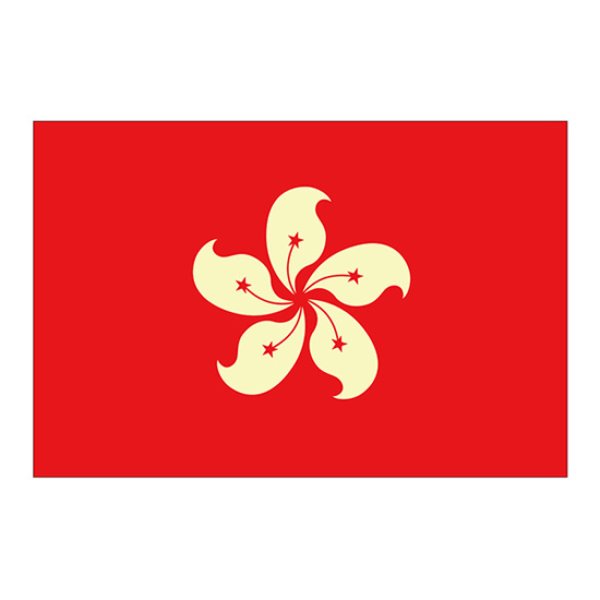 画像1: ビッグフラッグ（大） 国旗 香港 （販促用） No.54483 (1)