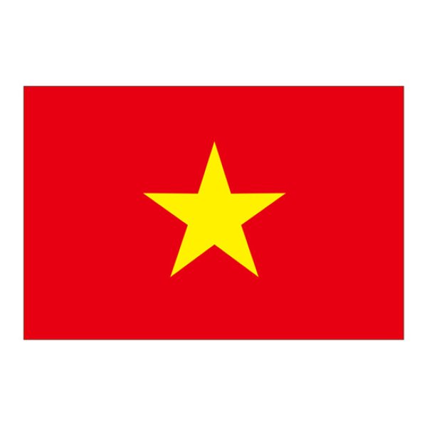 画像1: ビッグフラッグ（大） 国旗 ベトナム （販促用） No.54486 (1)