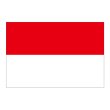 画像1: ビッグフラッグ（大） 国旗 インドネシア （販促用） No.54487 (1)