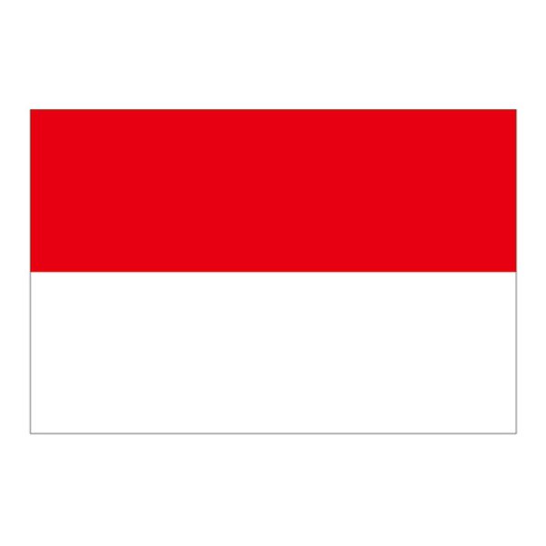 画像1: ビッグフラッグ（大） 国旗 インドネシア （販促用） No.54487 (1)