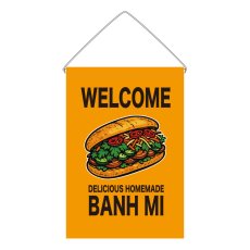画像1: 吊下旗 WELCOME BANH MI(黄) (1)