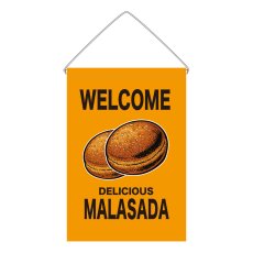 画像1: 吊下旗 WELCOME MARASADA(黄) (1)