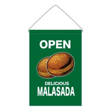 画像1: 吊下旗 OPEN MARASADA(緑) (1)