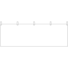 画像1: 横幕 1524 白無地 (1)