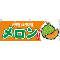 画像1: 横幕 54705 メロン赤肉 北海道 特選 (1)