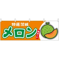 画像1: 横幕 54709 メロン赤肉 茨城 特選 (1)