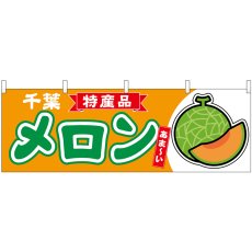 画像1: 横幕 54732 メロン赤肉 千葉 特産品 (1)