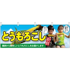 画像1: 横幕 63029 とうもろこし 子供写真 (1)
