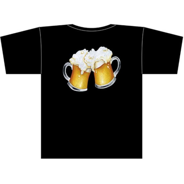 画像1: 黒Tシャツ Sサイズ ビール No.22744 (1)